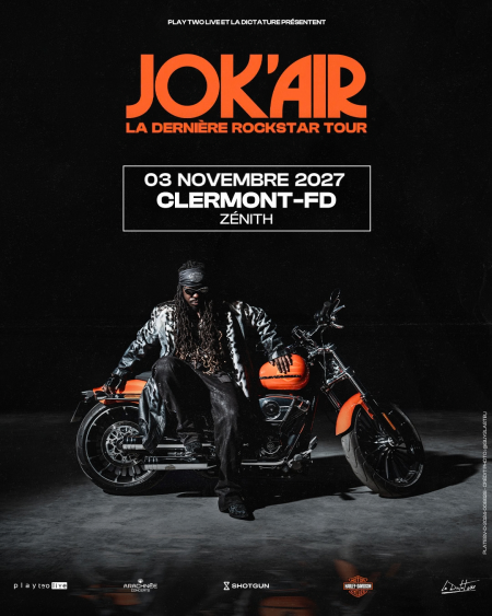 Jok'air en concert au Zénith d'Auvergne le Mer 3 nov