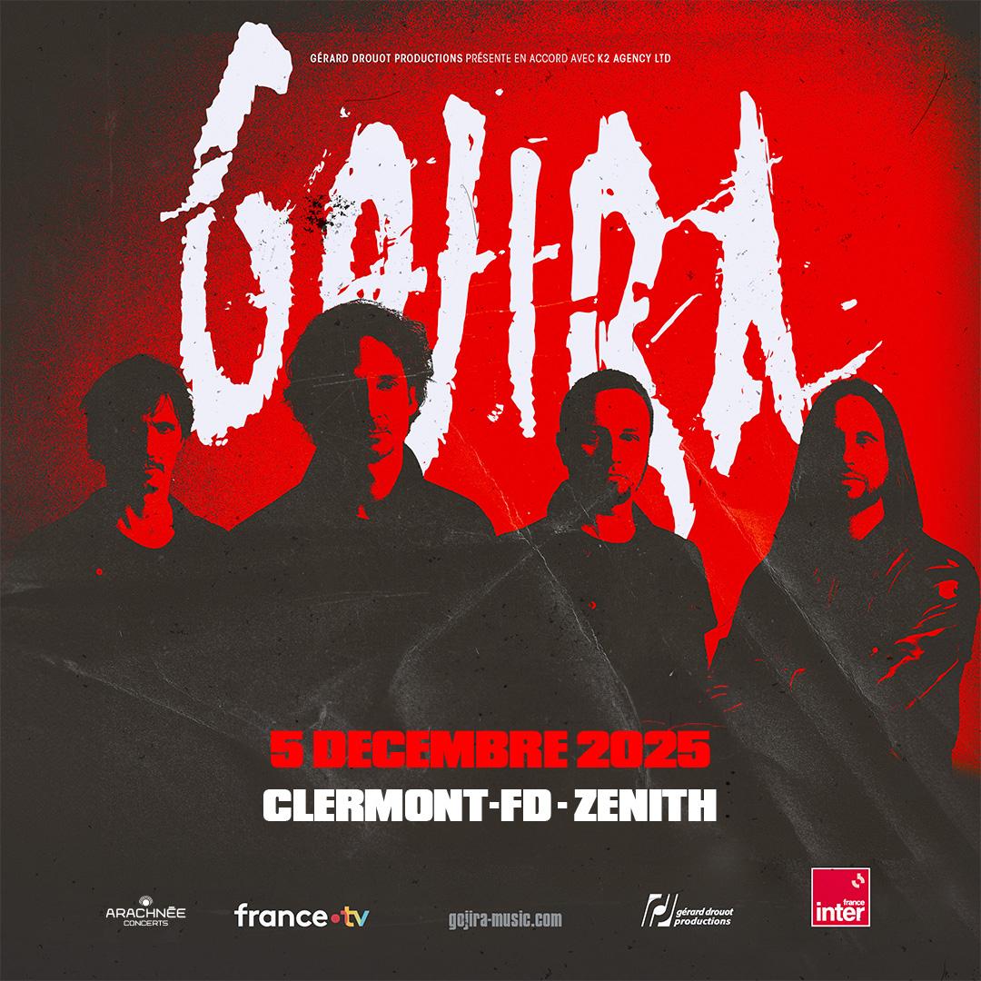 Gojira au Zénith d'Auvergne