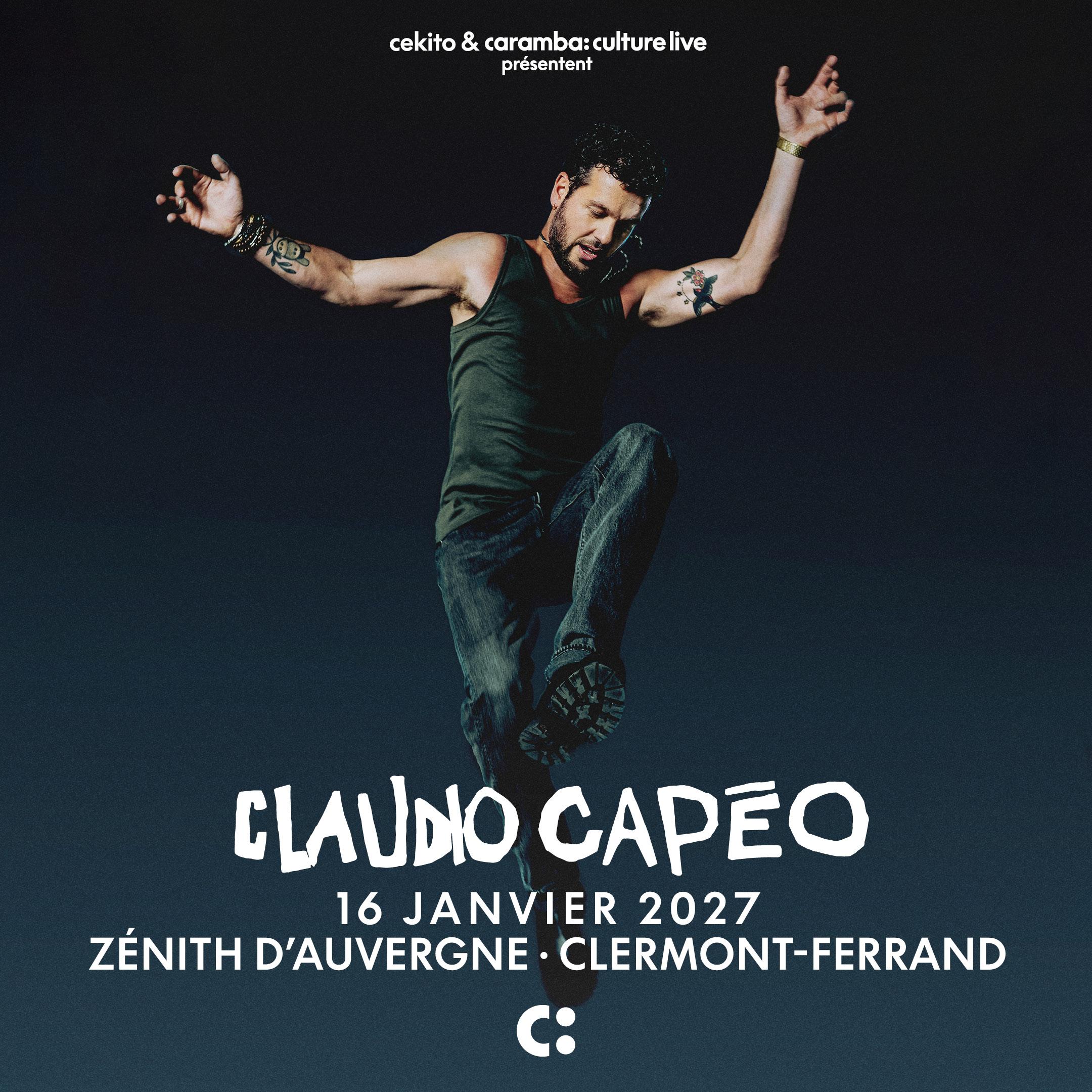 Claudio Capeo au Zenith d'Auvergne