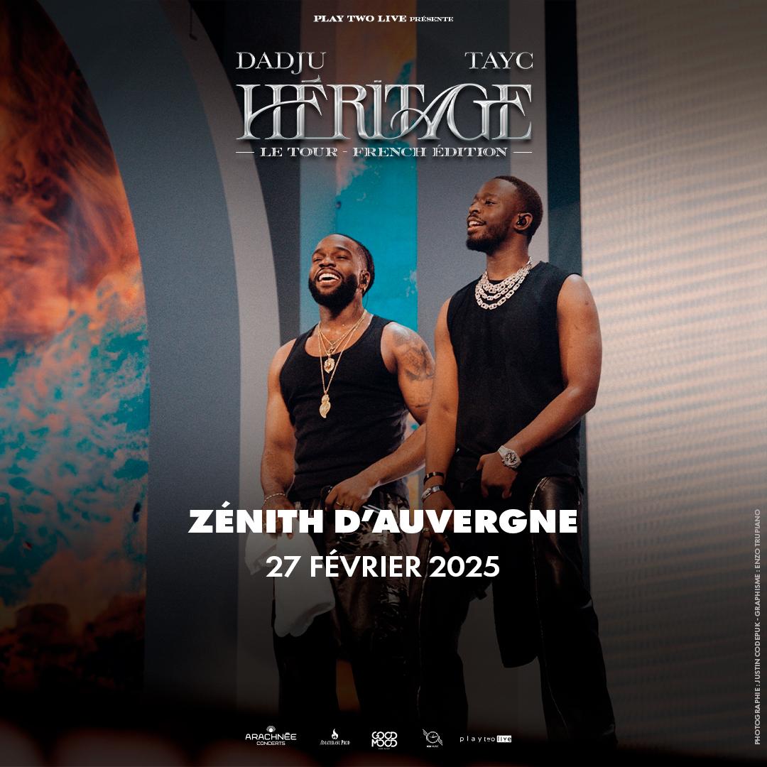 Dadju et Tayc au Zénith d'Auvergne