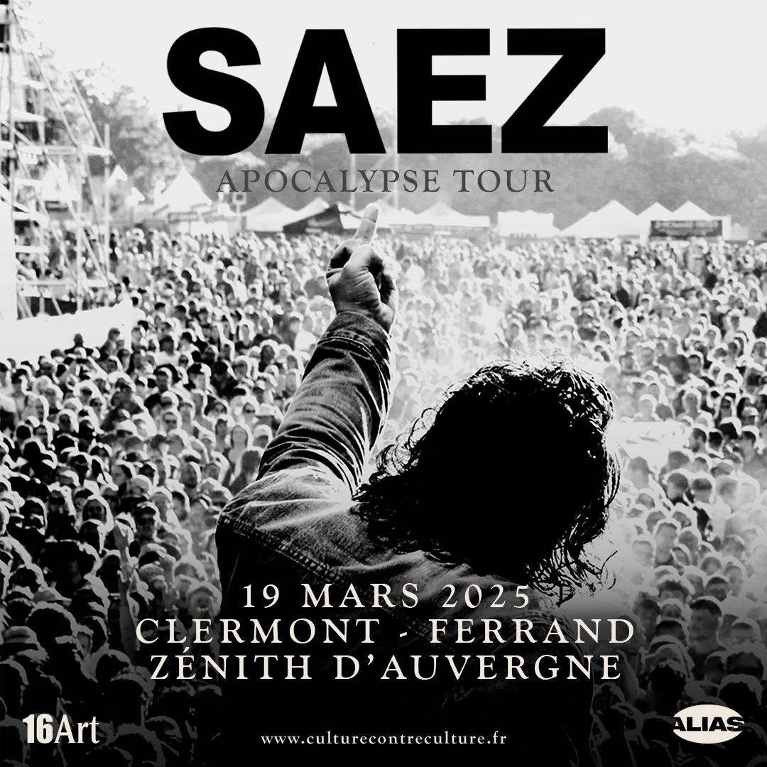 Saez au Zénith Clermont auvergne