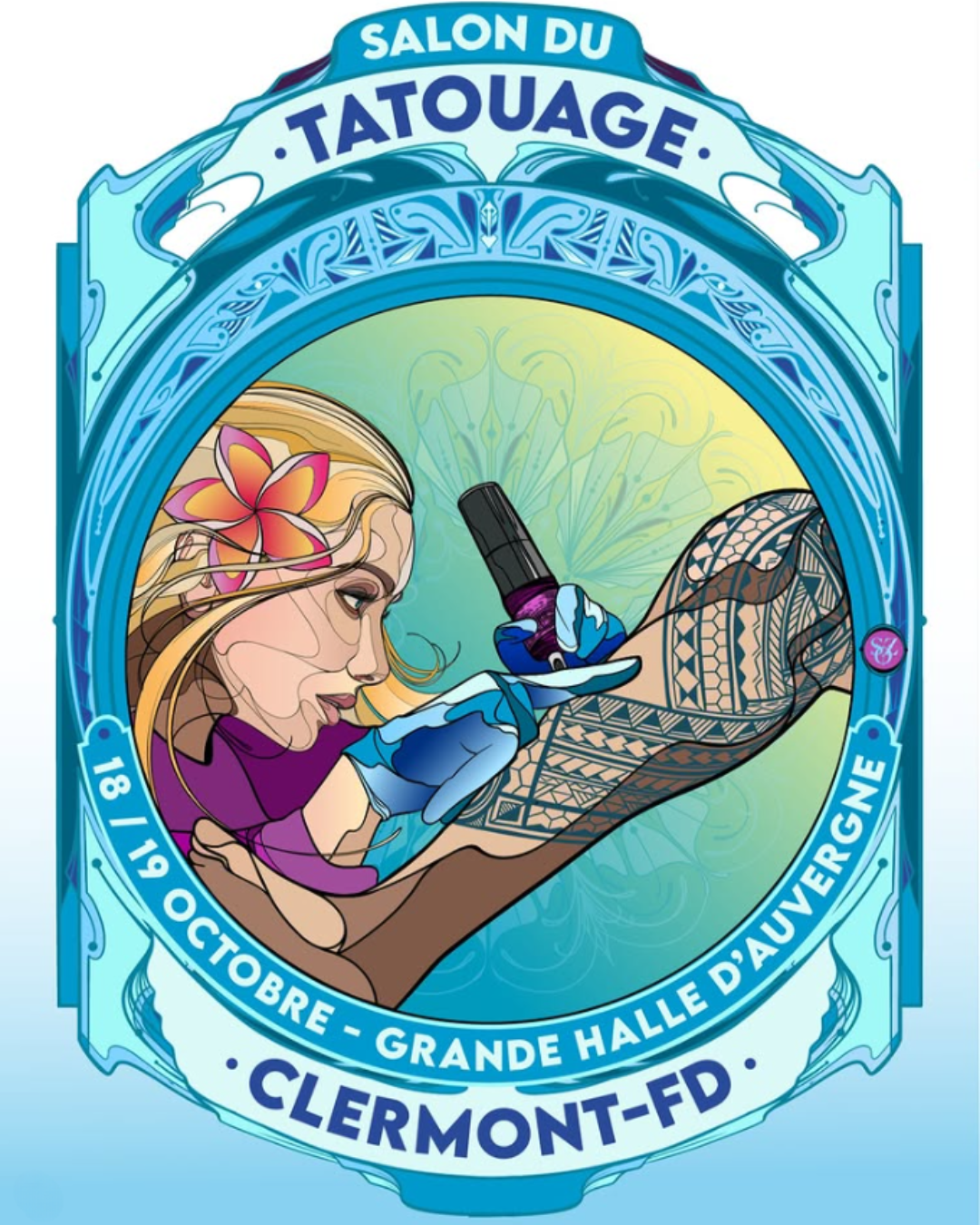 salon du tatouage affiche 2025