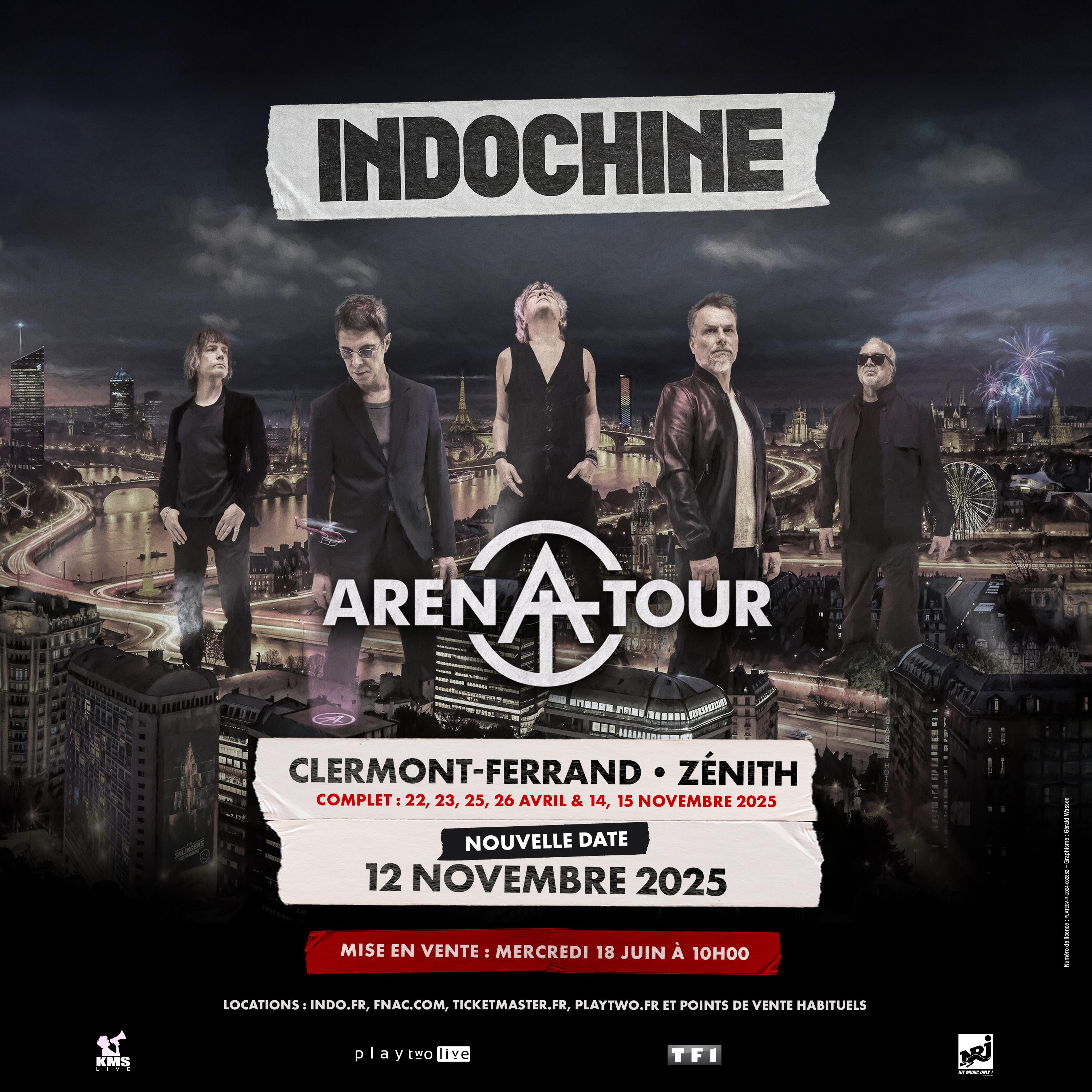 Indochine au Zénith d'Auvergne
