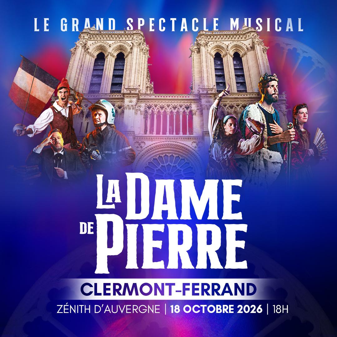 La dame de pierre au Zenith d'Auvergne