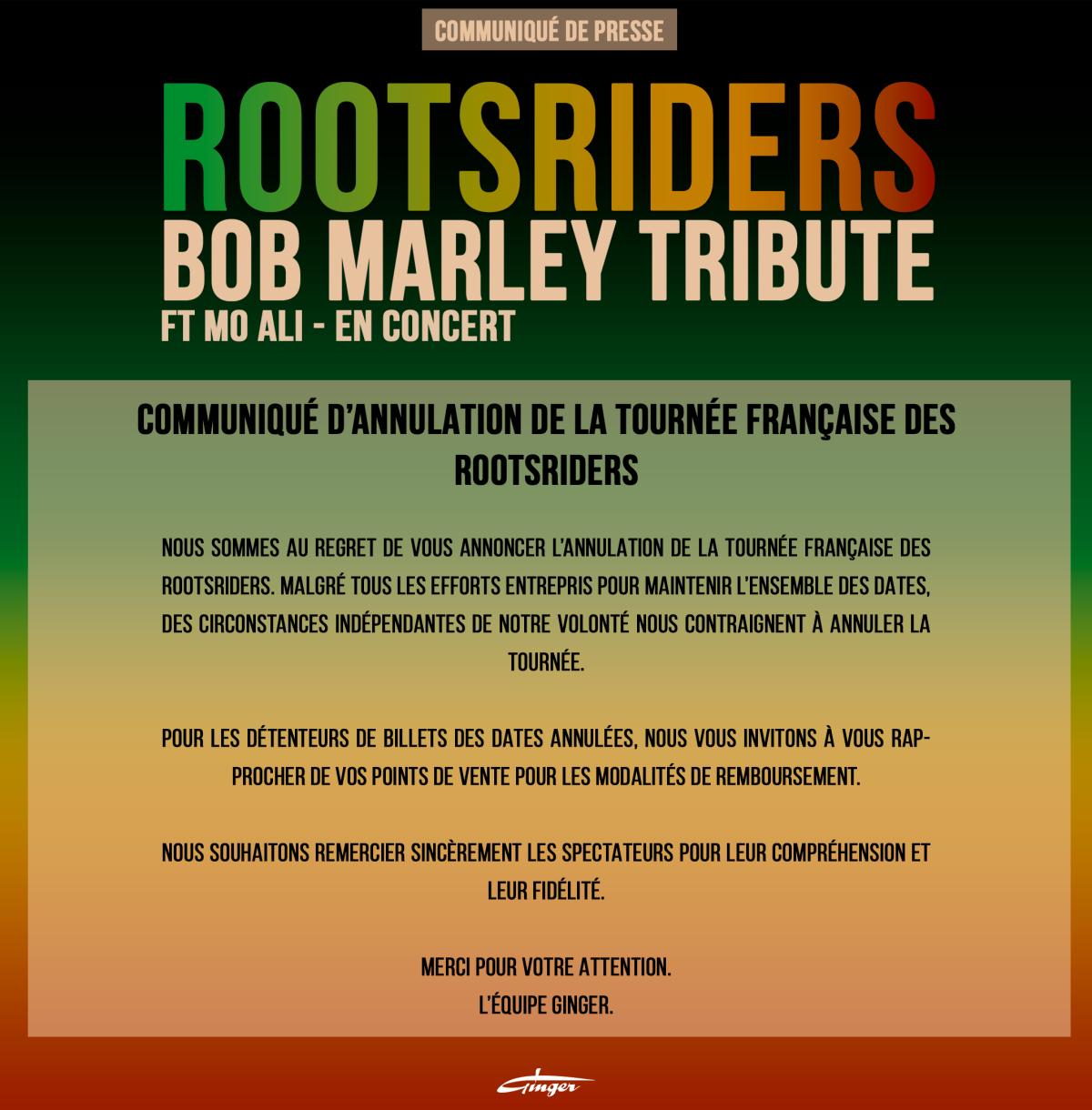 Communiqué Rootsrider
