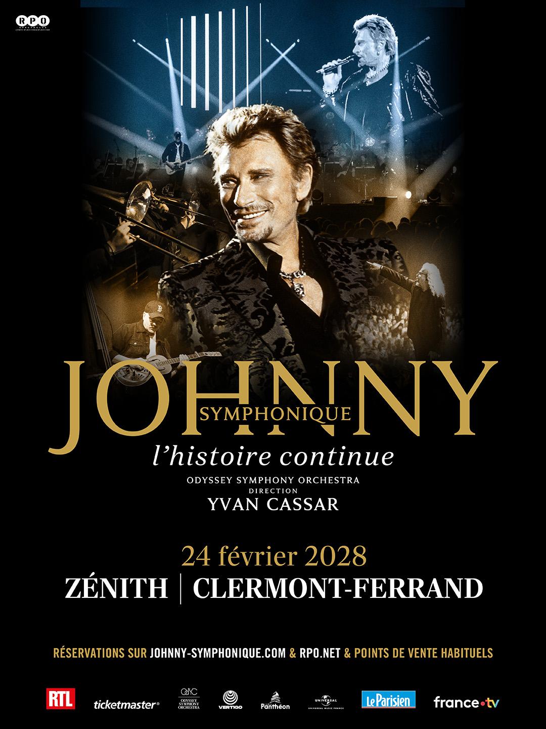 Johnny Symphonique Tour au Zénith d'Auvergne